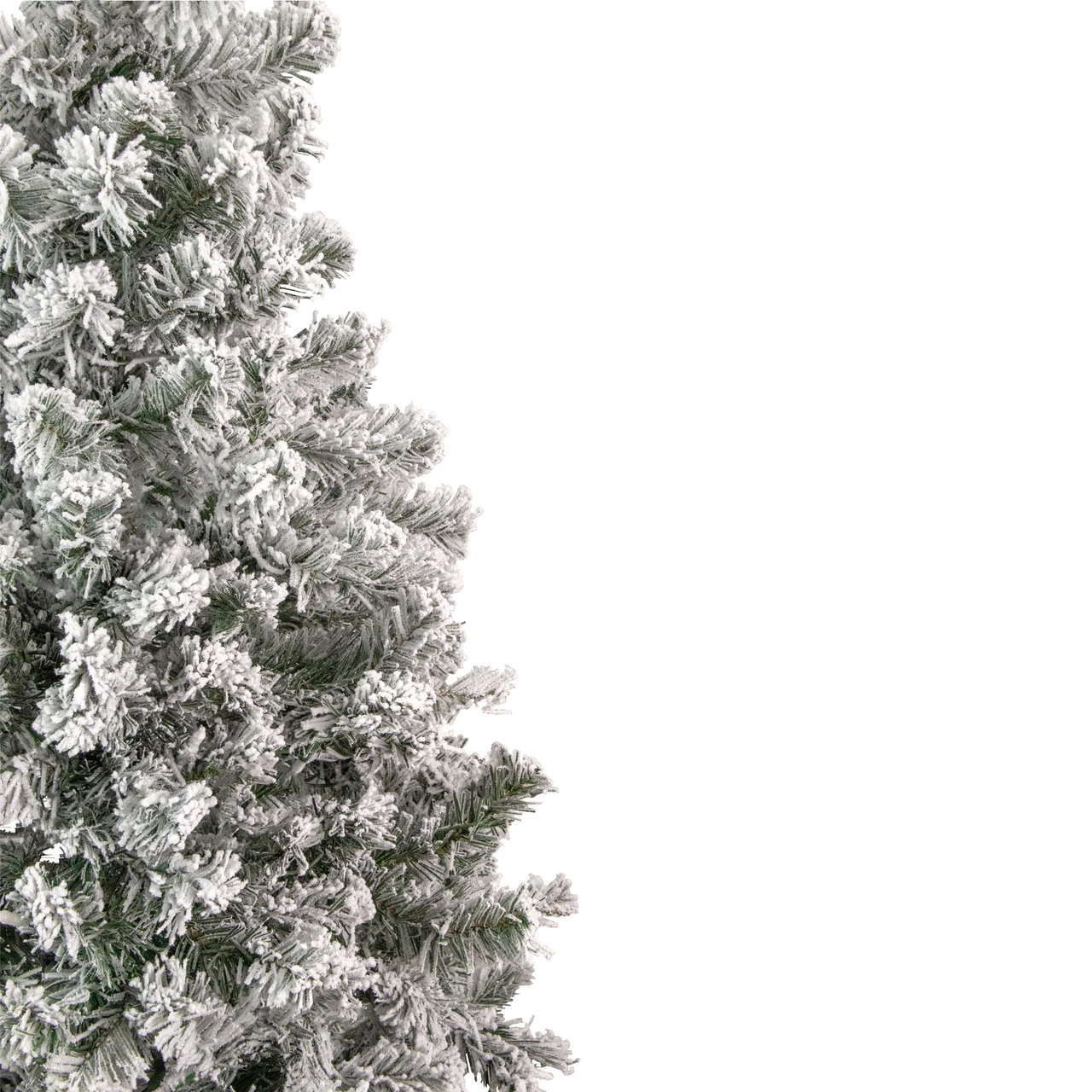 6.5' Heavily Flocked Madison Pine Artificial Christmas Tree, Unlit - Image 4