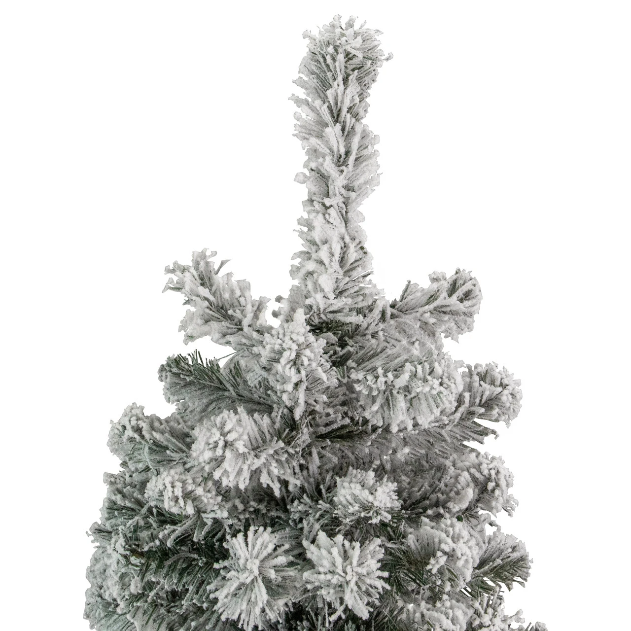 6.5' Heavily Flocked Madison Pine Artificial Christmas Tree, Unlit - Image 5