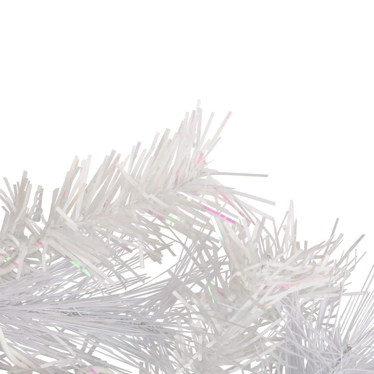 9' X 10" Pre-Lit Vermont White Pine Artificial Christmas Garland, Clear Lights - Image 2