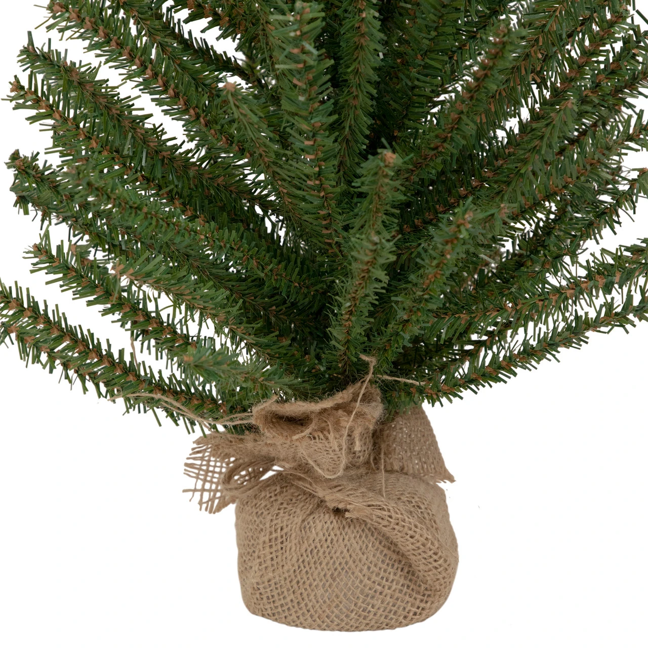 3' Medium Scottsdale Pine Artificial Christmas Tree In Burlap Base - Unlit - Image 3