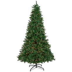 9' Pre-Lit Twin Falls Pine Artificial Christmas Tree, Clear Lights