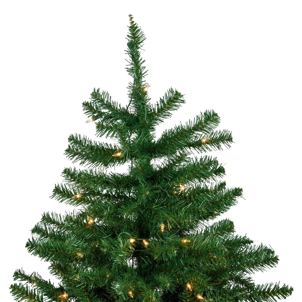9' Pre-Lit Twin Falls Pine Artificial Christmas Tree, Clear Lights - Image 2