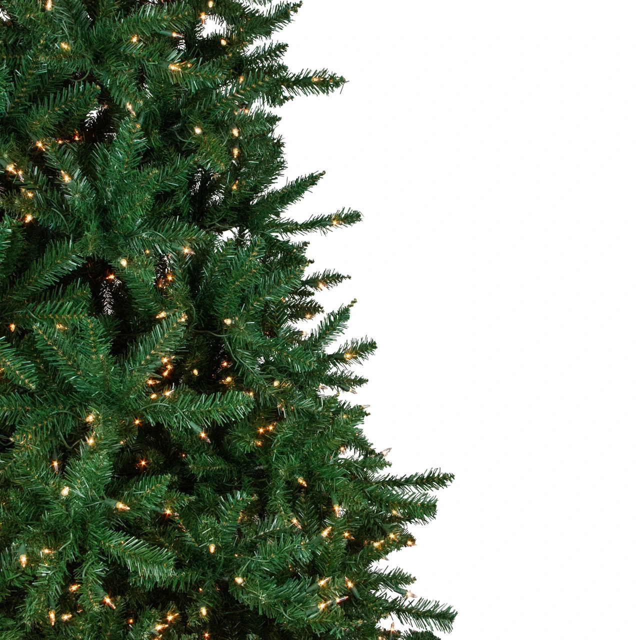 9' Pre-Lit Twin Falls Pine Artificial Christmas Tree, Clear Lights - Image 4