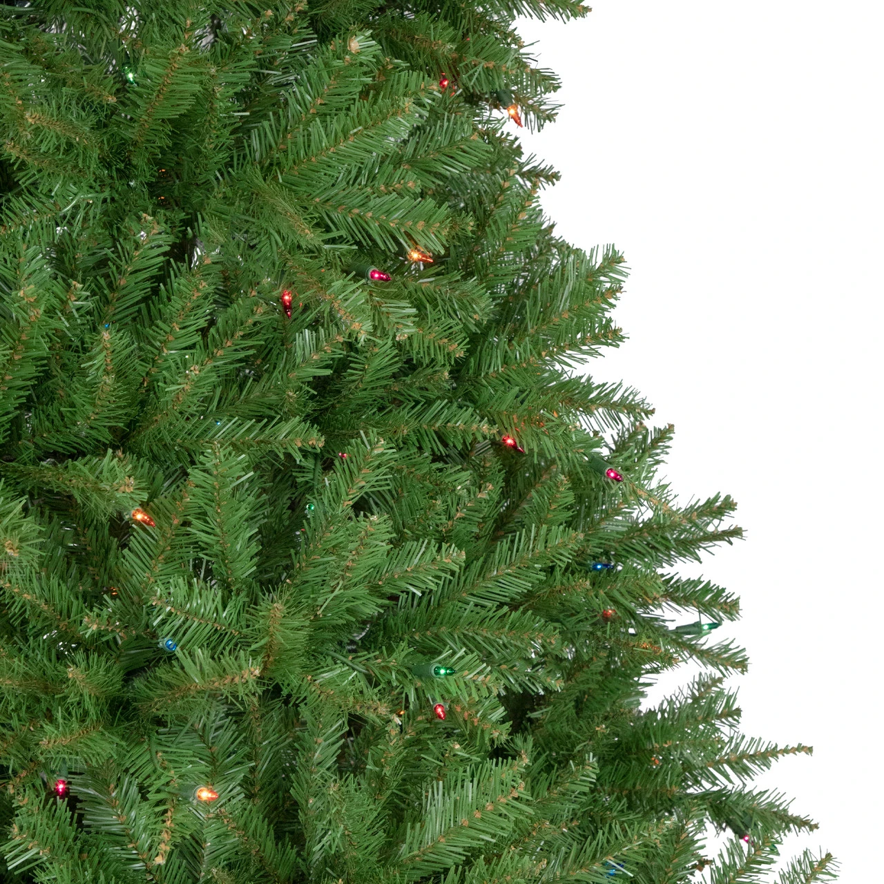 9' Pre-Lit Rockwood Pine Artificial Christmas Tree, Multi Lights - Image 4