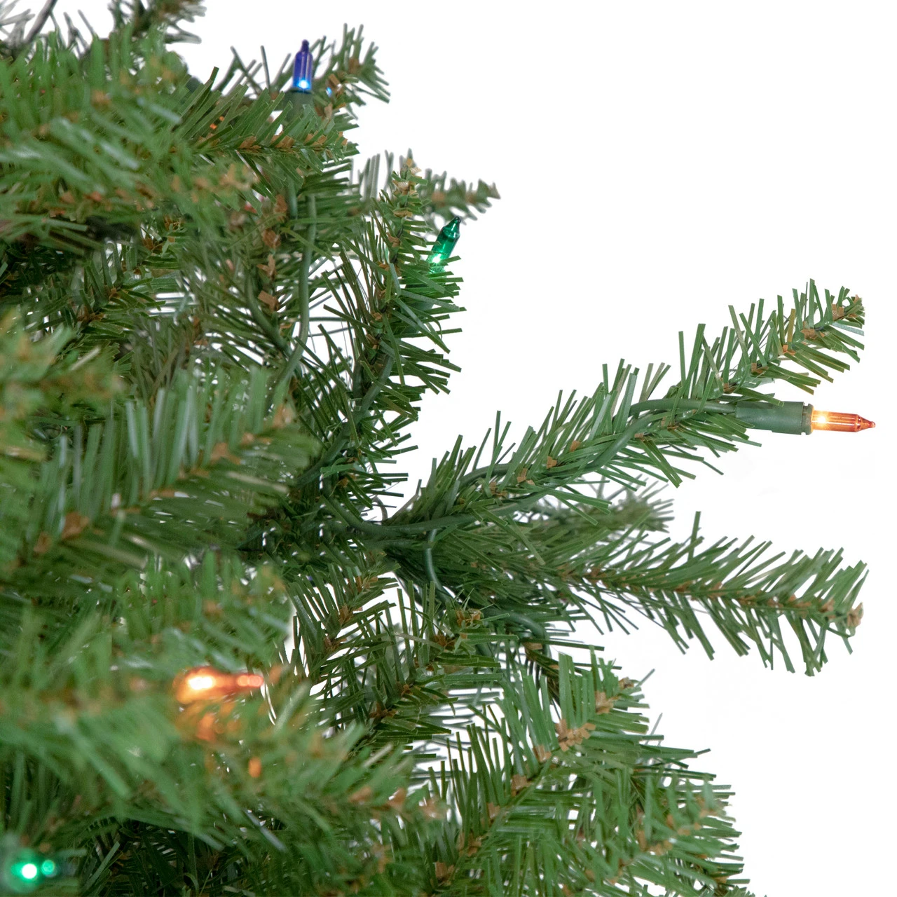 9' Pre-Lit Rockwood Pine Artificial Christmas Tree, Multi Lights - Image 3