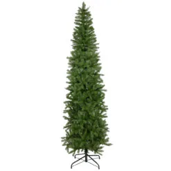 7.5' Silver Lake Fir Pencil Artificial Christmas Tree, Unlit