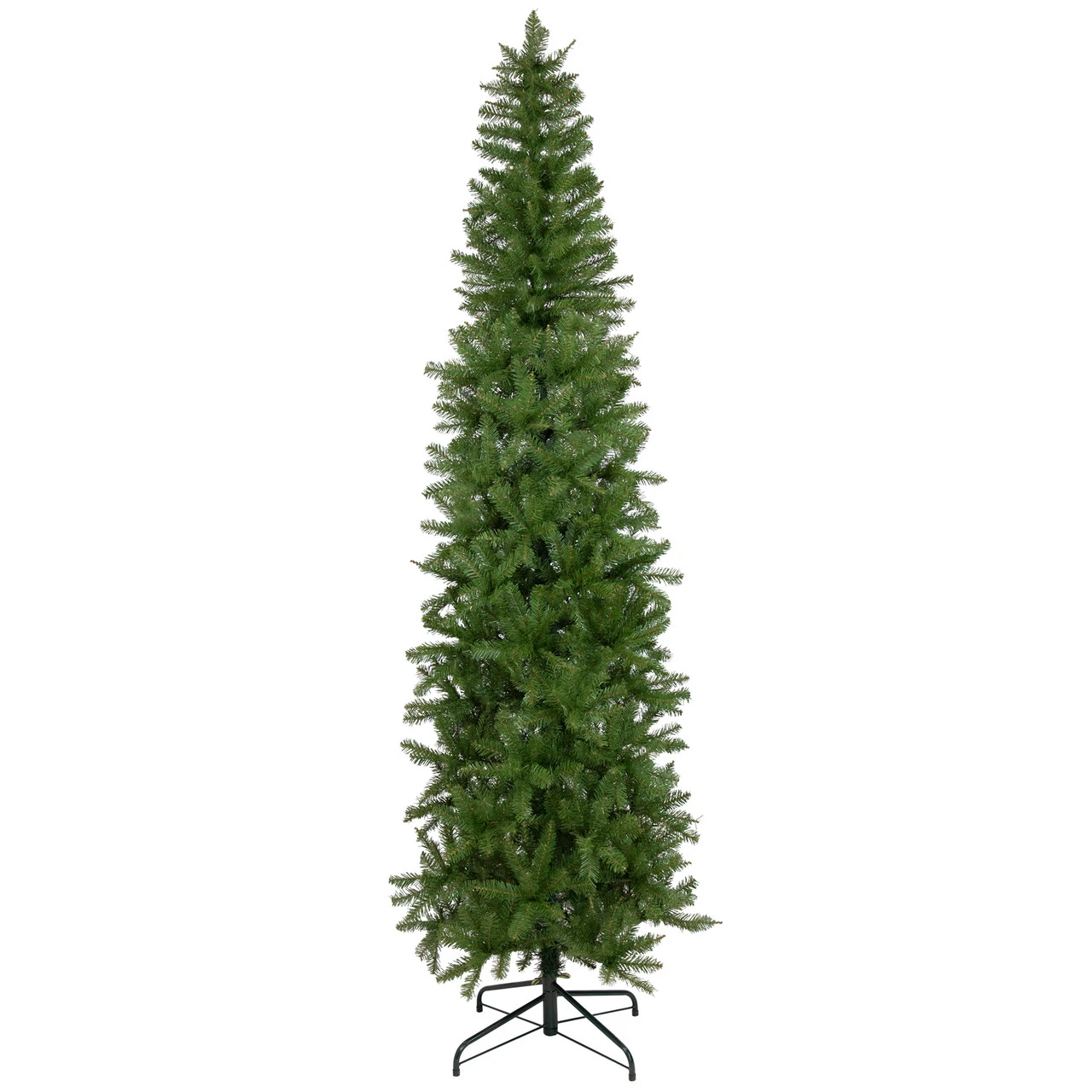 7.5' Silver Lake Fir Pencil Artificial Christmas Tree, Unlit