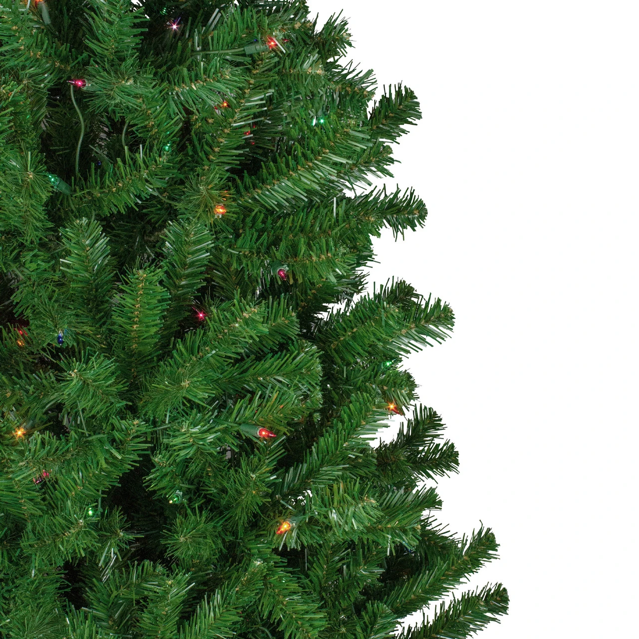 7' Pre-Lit Norfolk Spruce Artificial Christmas Tree, Multi Lights - Image 3