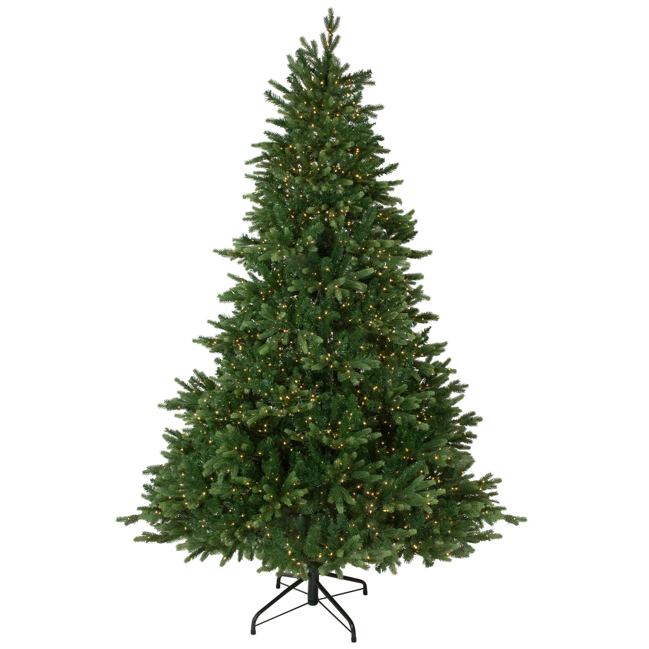 7.5' Pre-Lit Full Riverton Fir Artificial Christmas Tree, Warm White Lights