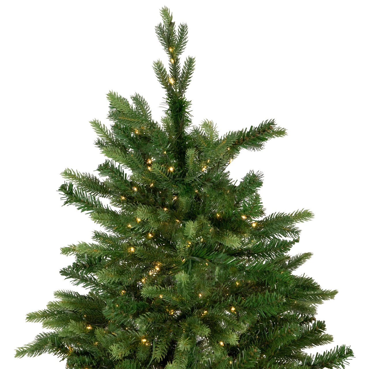7.5' Pre-Lit Full Riverton Fir Artificial Christmas Tree, Warm White Lights - Image 5