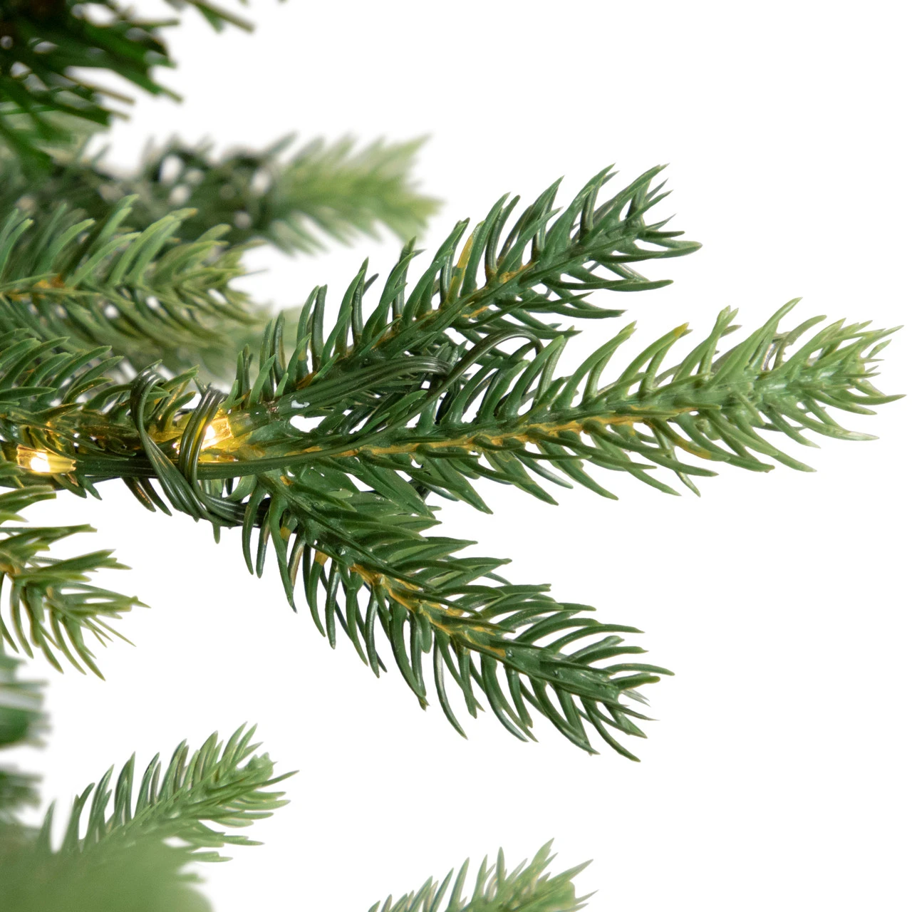 7.5' Pre-Lit Full Riverton Fir Artificial Christmas Tree, Warm White Lights - Image 3