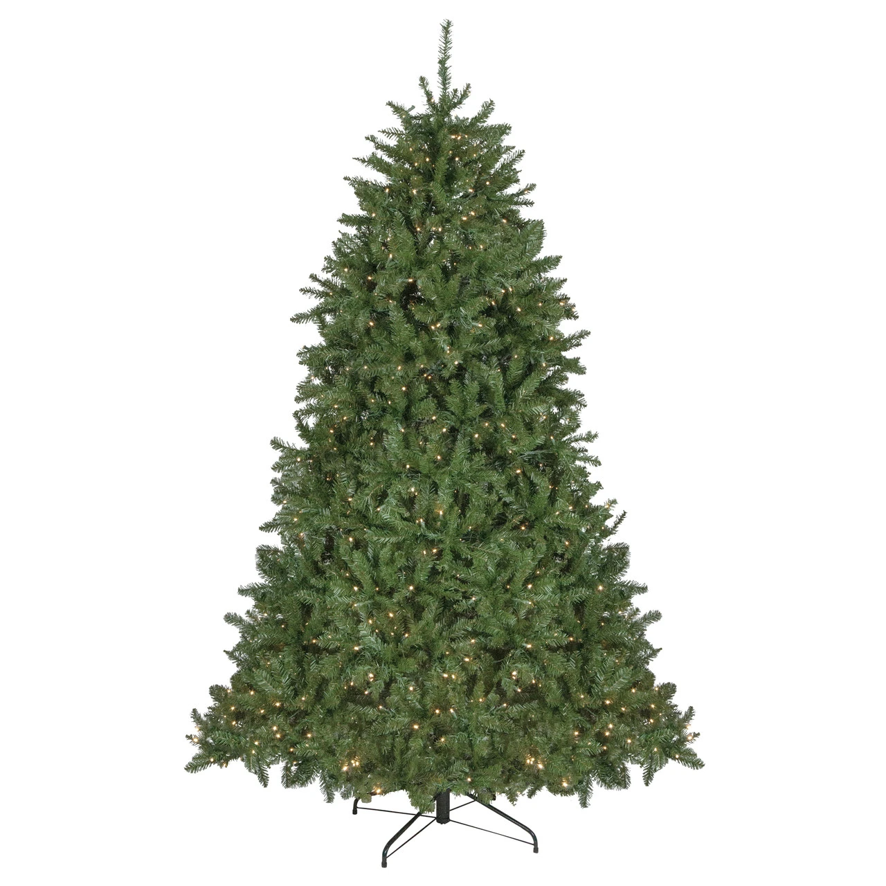 7.5' Pre-Lit Rockwood Pine Artificial Christmas Tree, Clear LED Lights