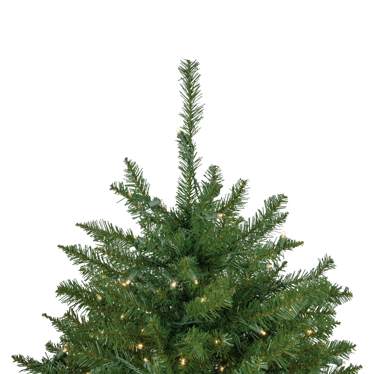 7.5' Pre-Lit Rockwood Pine Artificial Christmas Tree, Clear LED Lights - Image 4