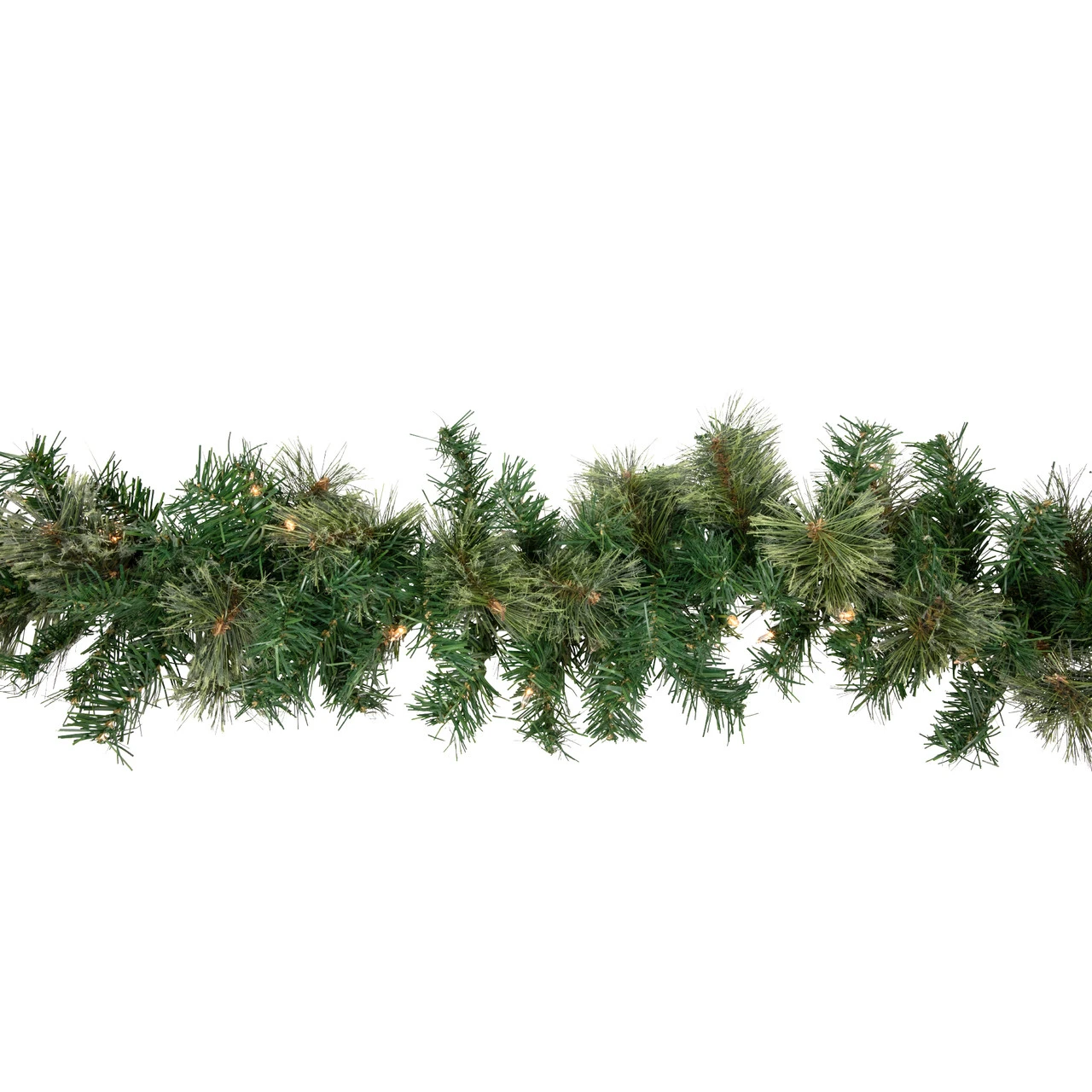 9' X 10" Pre-Lit Oregon Cashmere Pine Artificial Christmas Garland, Clear Lights - Image 4