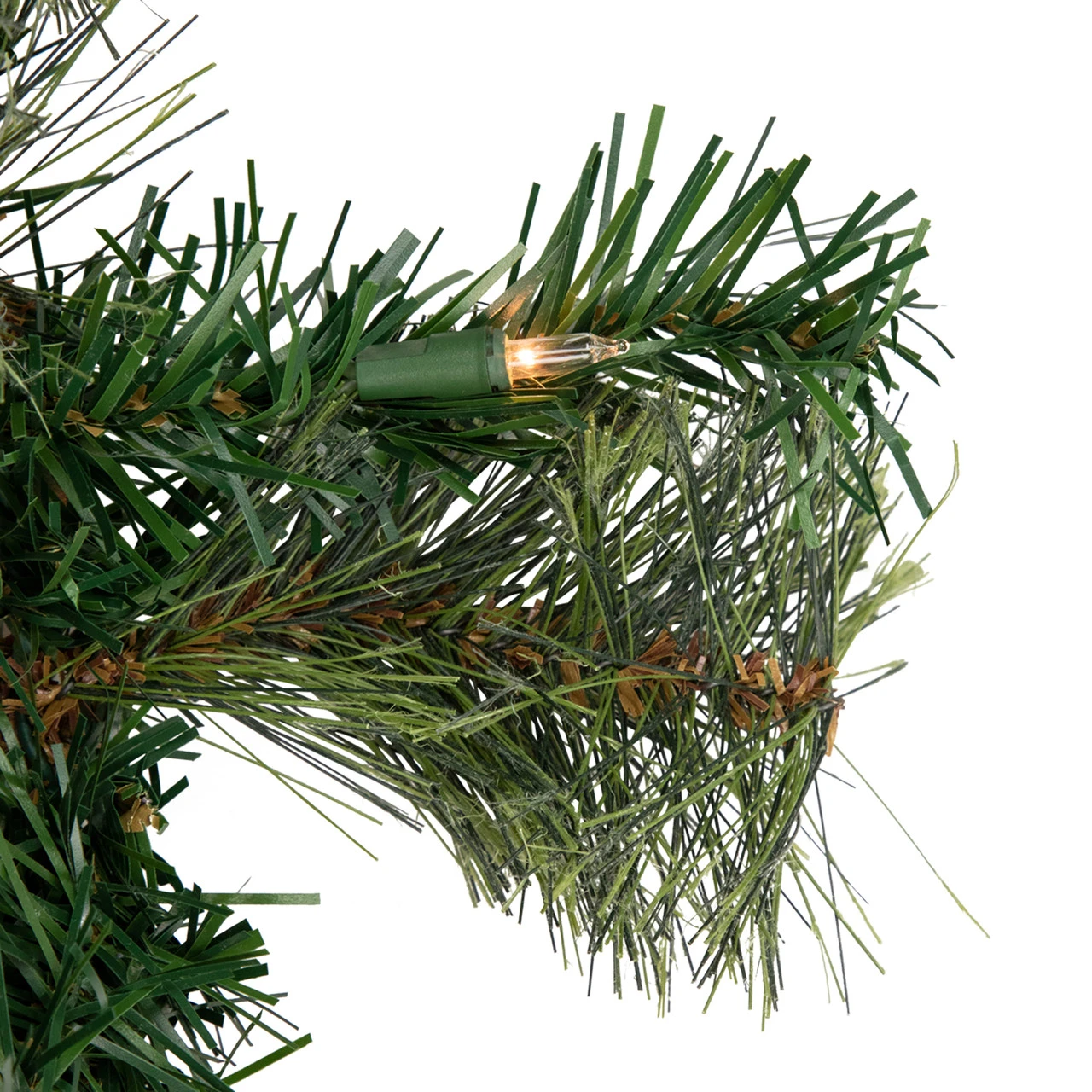9' X 10" Pre-Lit Oregon Cashmere Pine Artificial Christmas Garland, Clear Lights - Image 3