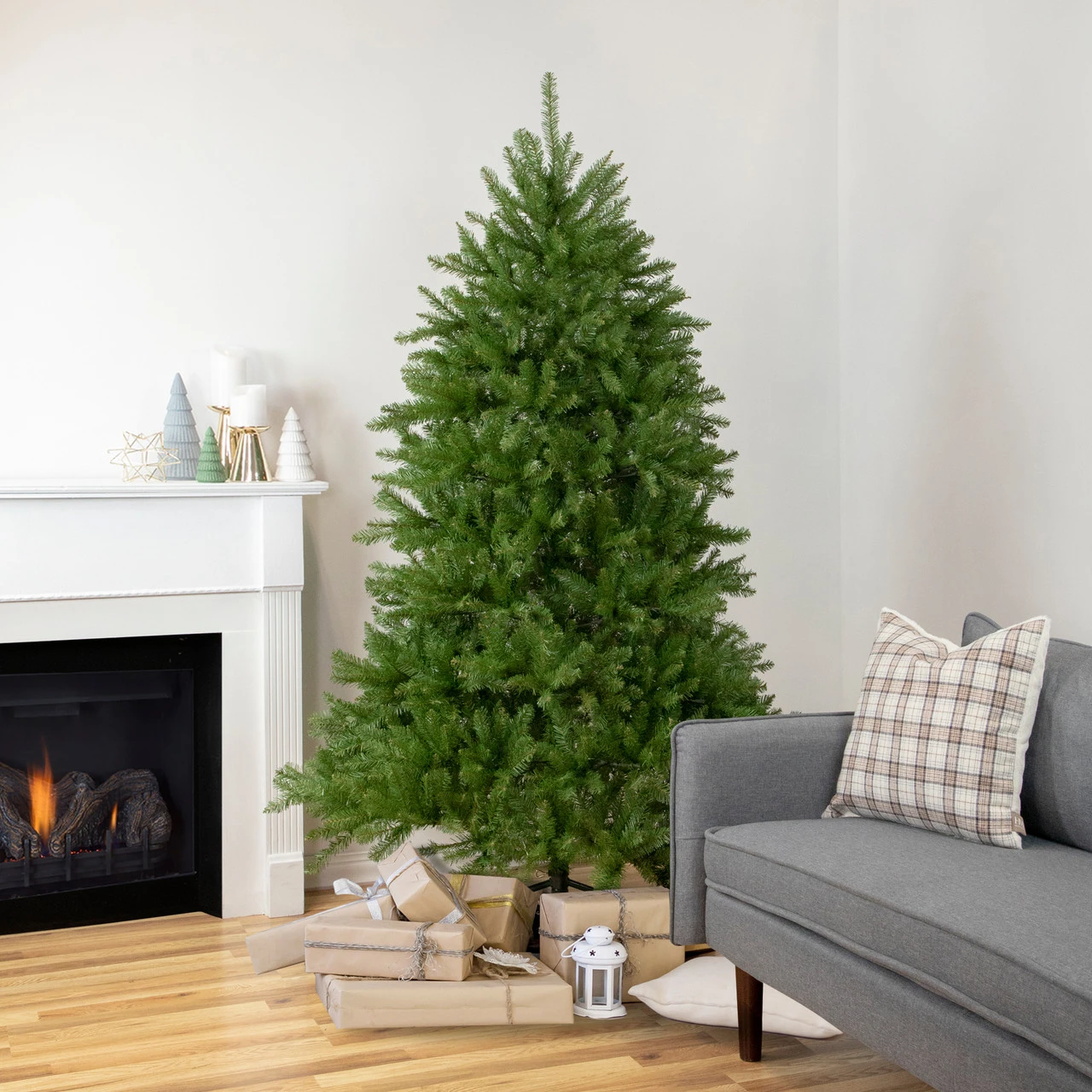 6.5' Rockwood Pine Artificial Christmas Tree, Unlit - Image 2