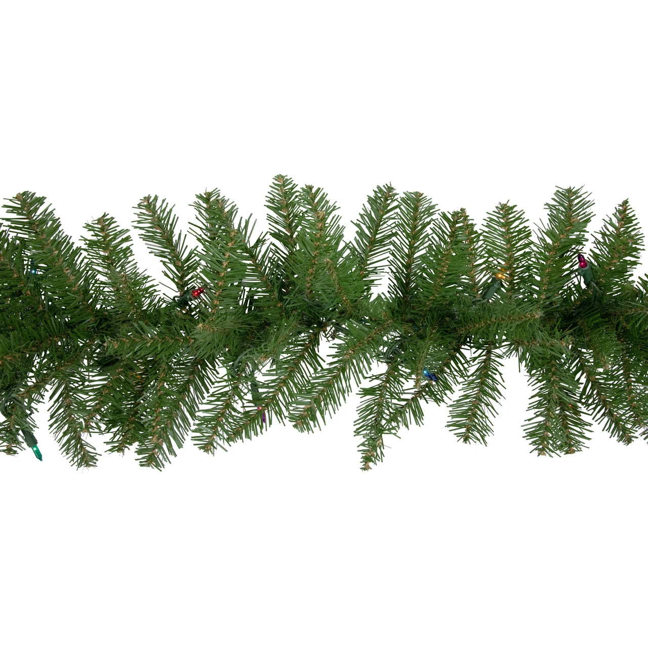 9' X 10 Pre-Lit Rockwood Pine Artificial Christmas Garland, Multi Lights - Image 5