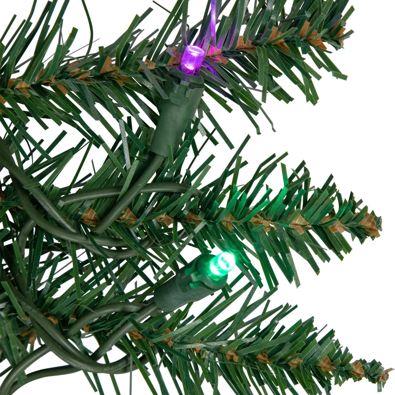 9' X 12" Pre-Lit Winona Fir Artificial Christmas Garland, Multi LED Lights - Image 4
