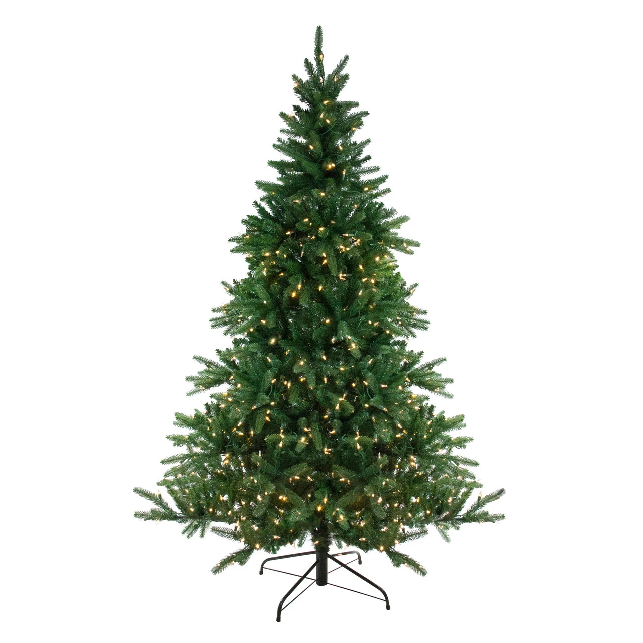 7.5' Pre-Lit Full Instant Connect Noble Fir Artificial Christmas Tree - Dual LED Lights