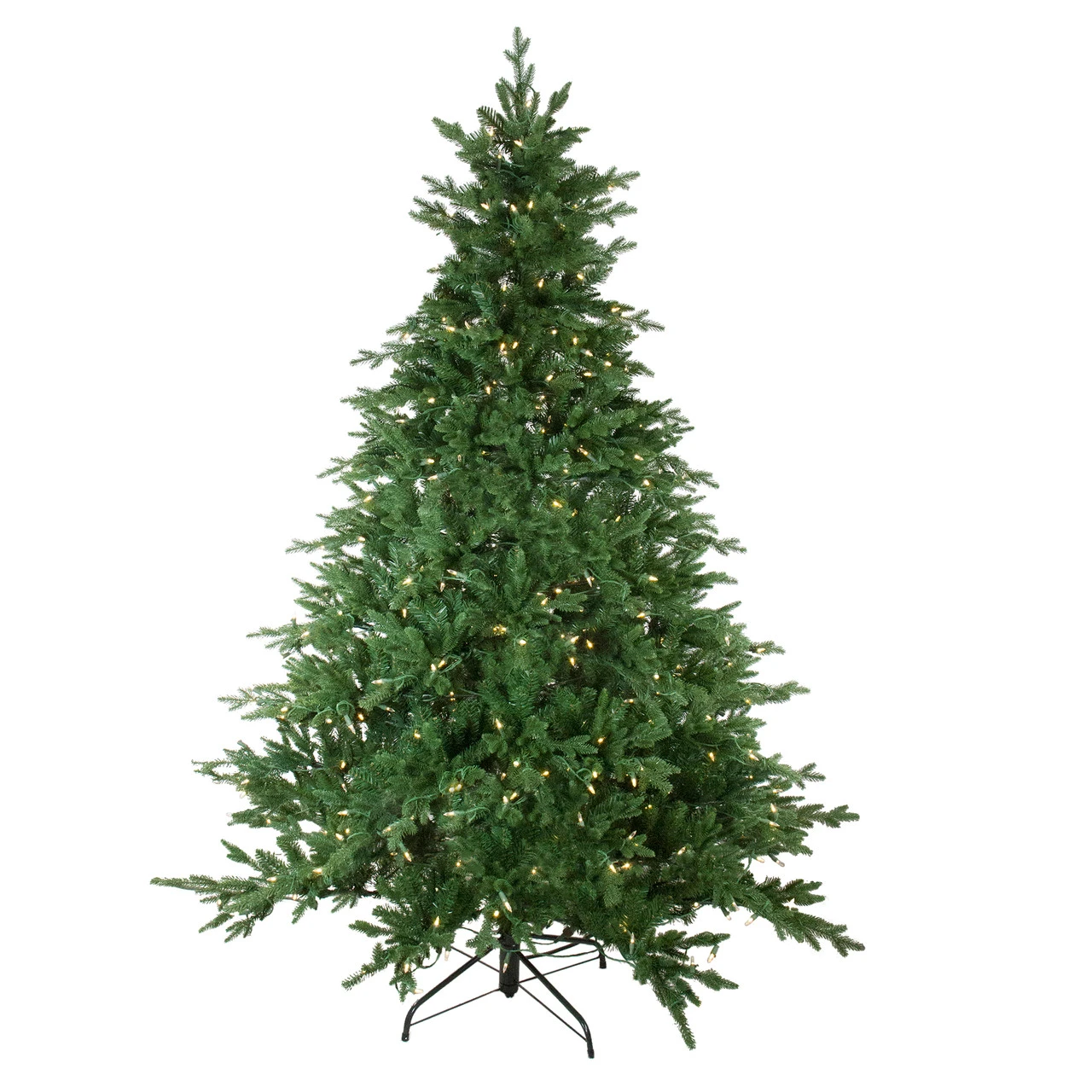 6.5' Pre-Lit Full Minnesota Balsam Fir Artificial Christmas Tree - Clear LED Lights - Image 2