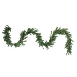 100' X 14" Green Canadian Pine Commercial Length Artificial Christmas Garland, Unlit
