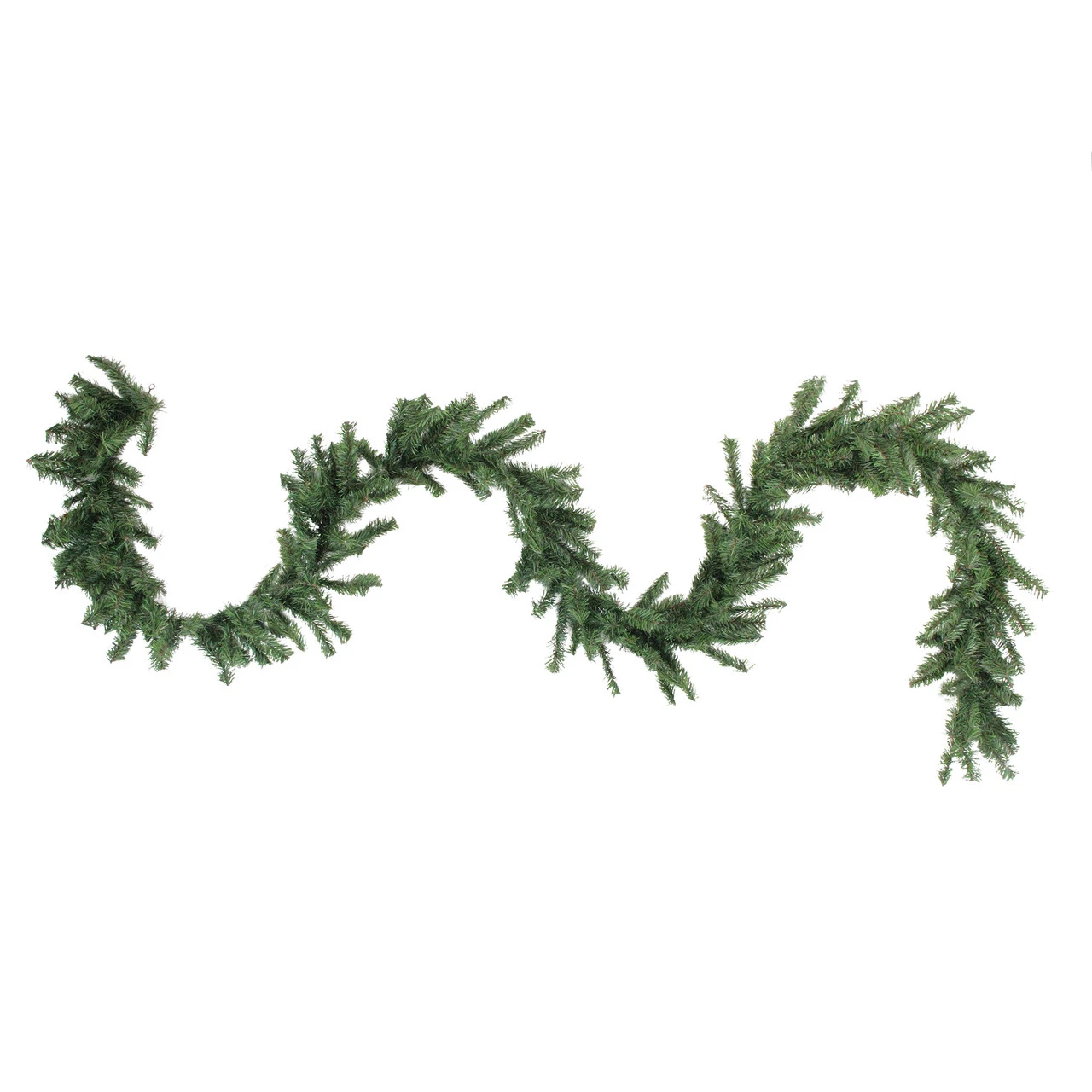 100' X 8" Green Commercial Length Canadian Pine Artificial Christmas Garland, Unlit