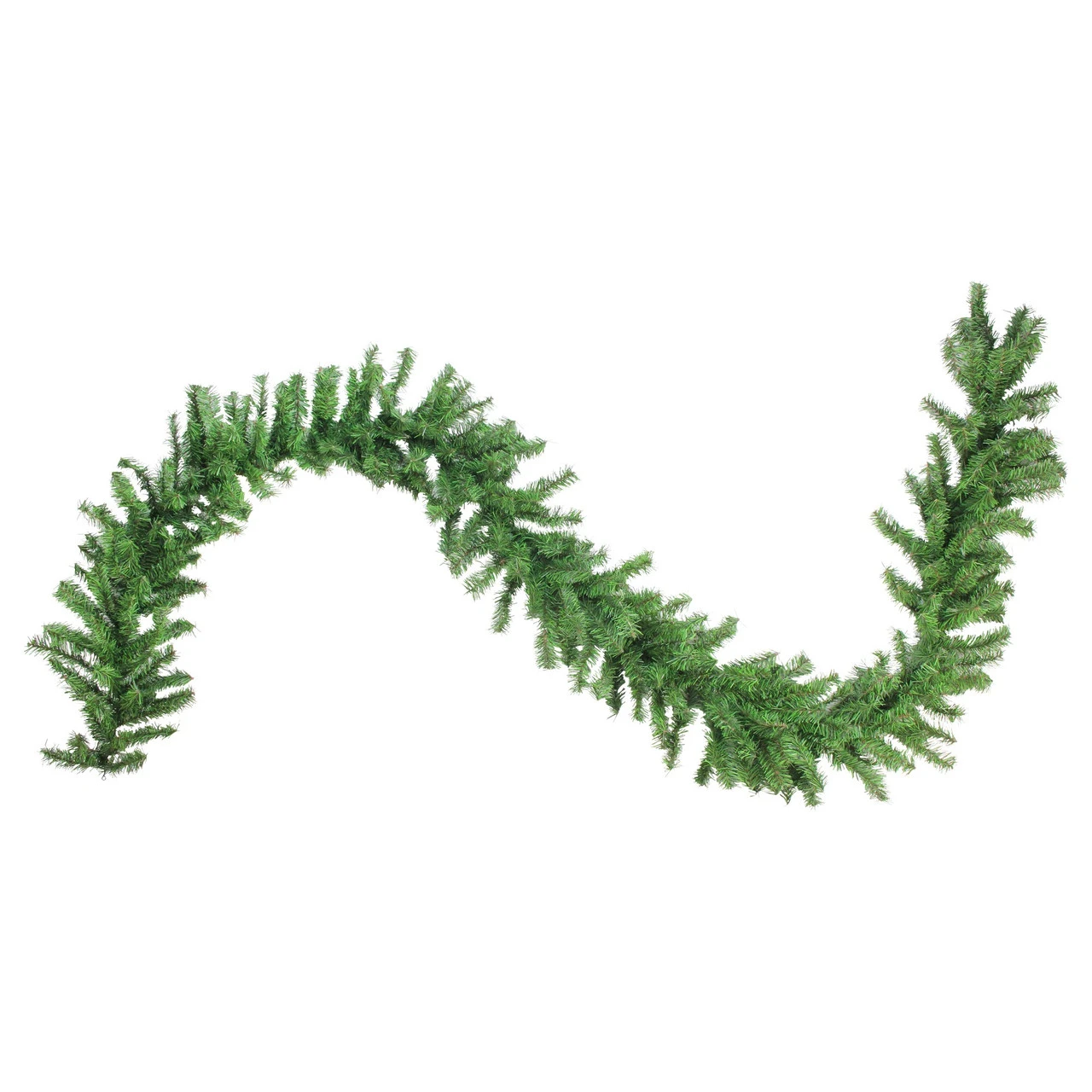 100' X 12" Green Canadian Pine Commercial Length Artificial Christmas Garland, Unlit - Image 3