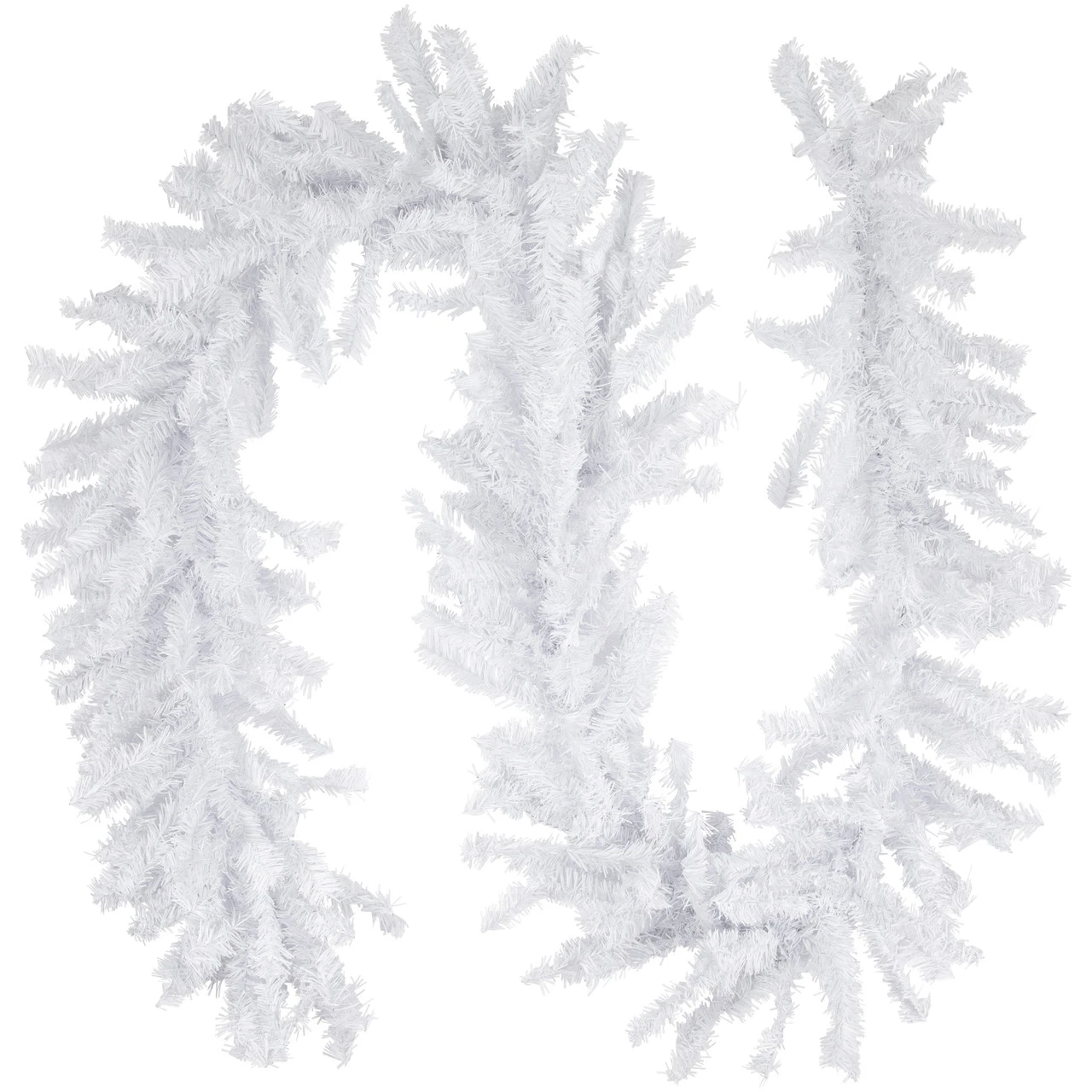 9' X 14" White Canadian Pine Artificial Christmas Garland, Unlit