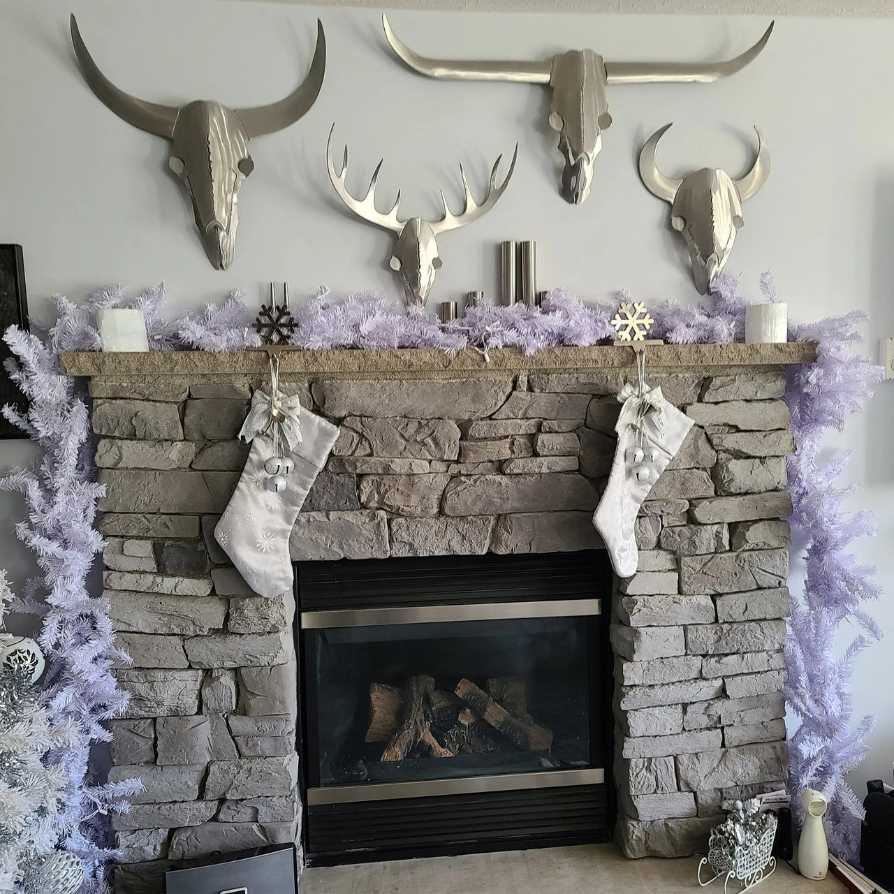 9' X 14" White Canadian Pine Artificial Christmas Garland, Unlit - Image 6