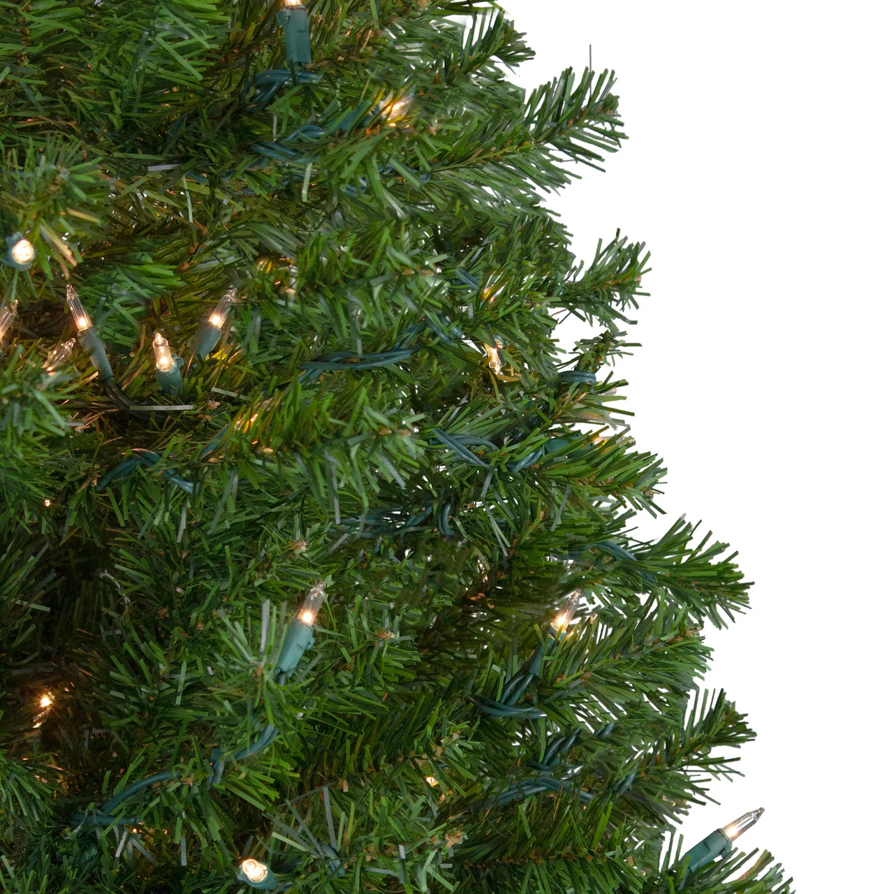 6' Pre-Lit Medium Canadian Pine Artificial Christmas Tree, Clear Lights - Image 4
