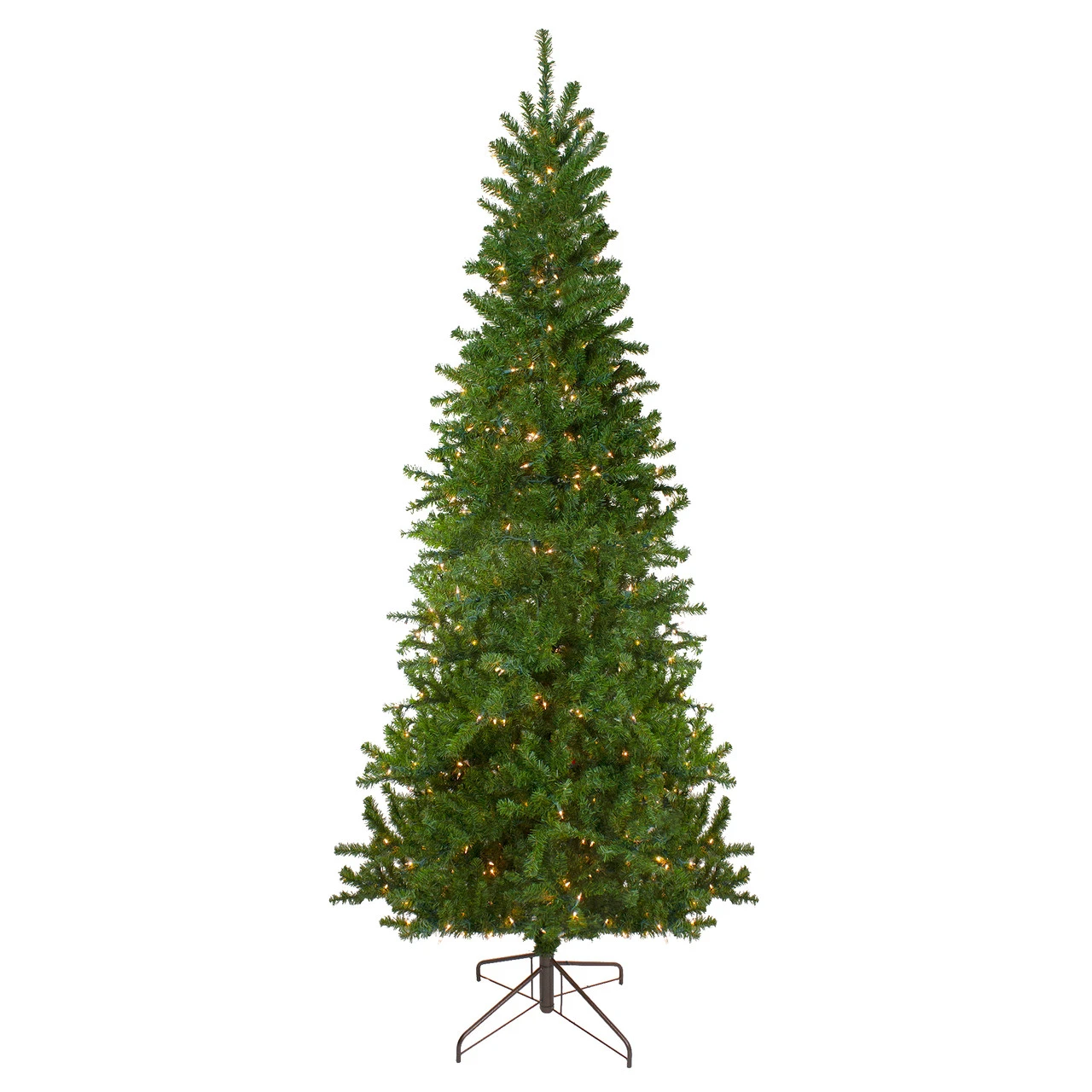 9' Pre-Lit Green Pencil Canadian Pine Artificial Christmas Tree - Clear Lights