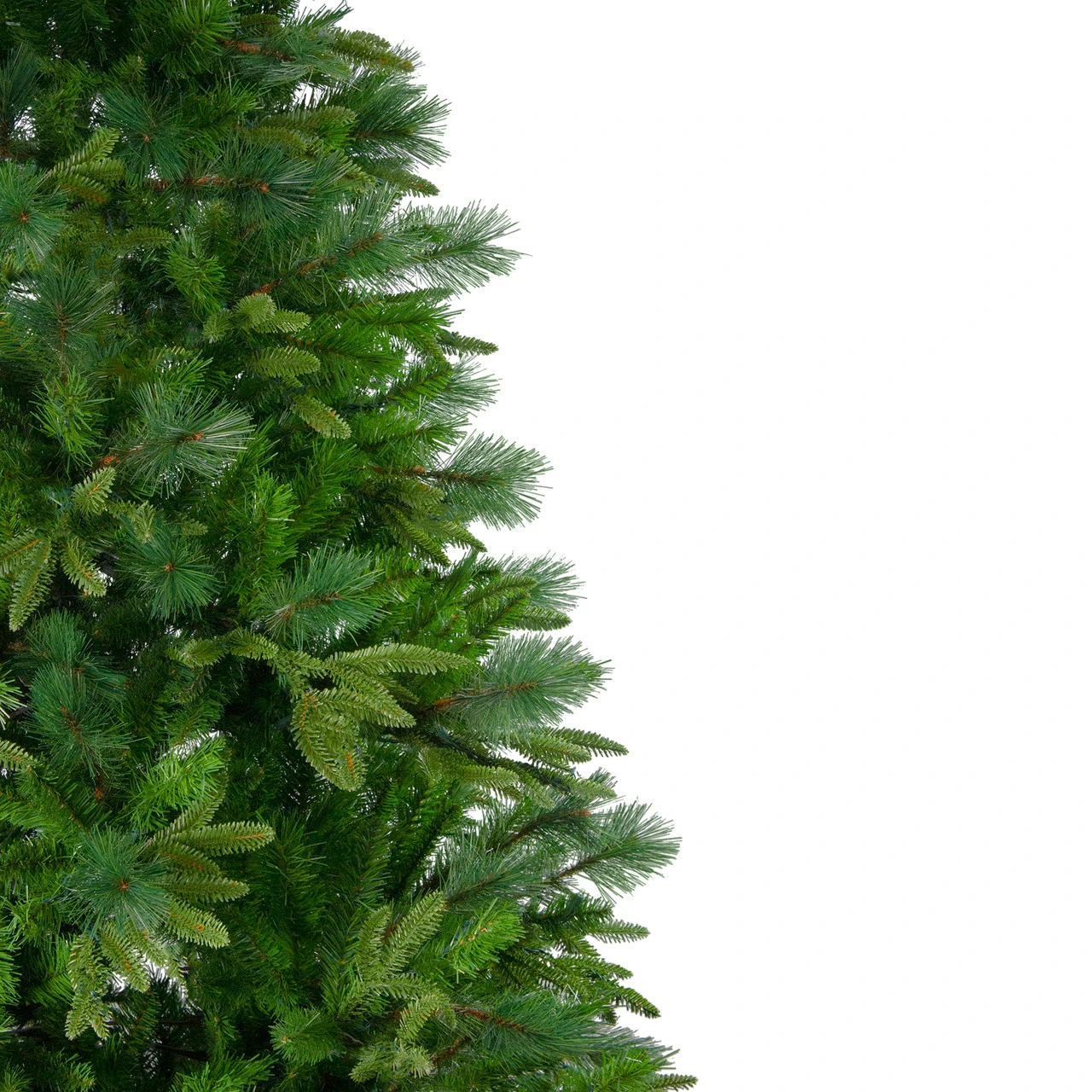 7.5' Medium Mixed Rosemary Emerald Angel Pine Artificial Christmas Tree - Unlit - Image 2