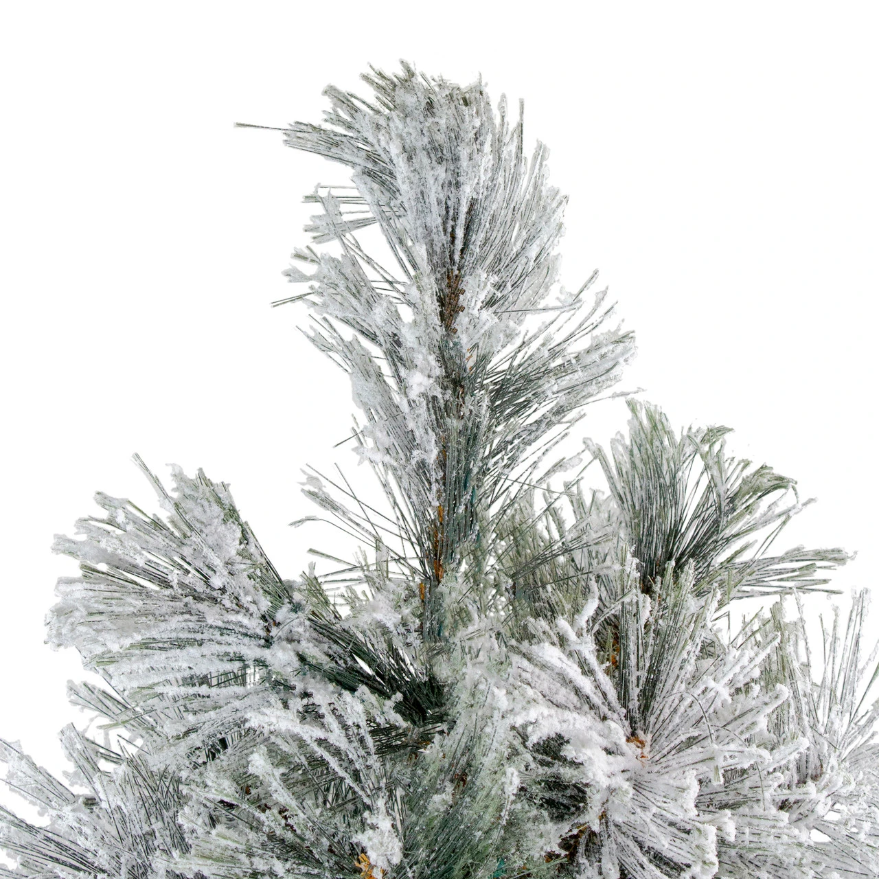 4.5' Flocked Black Spruce Artificial Christmas Tree - Unlit - Image 3