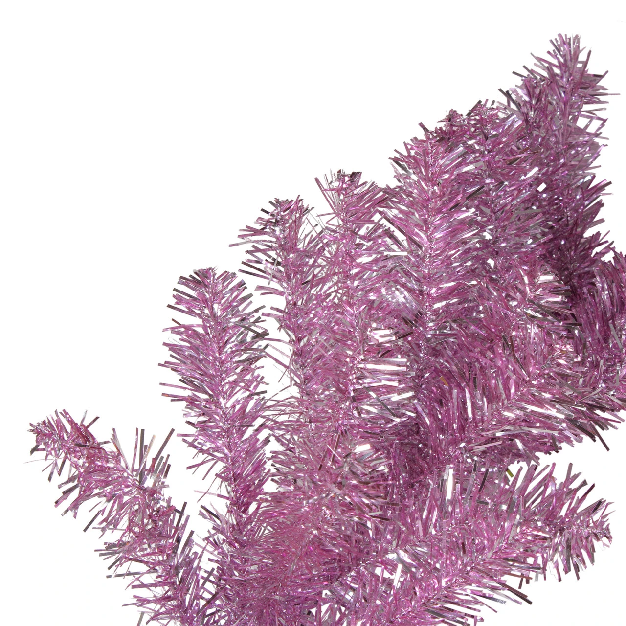 9' X 12" Pink Artificial Christmas Garland, Unlit - Image 2