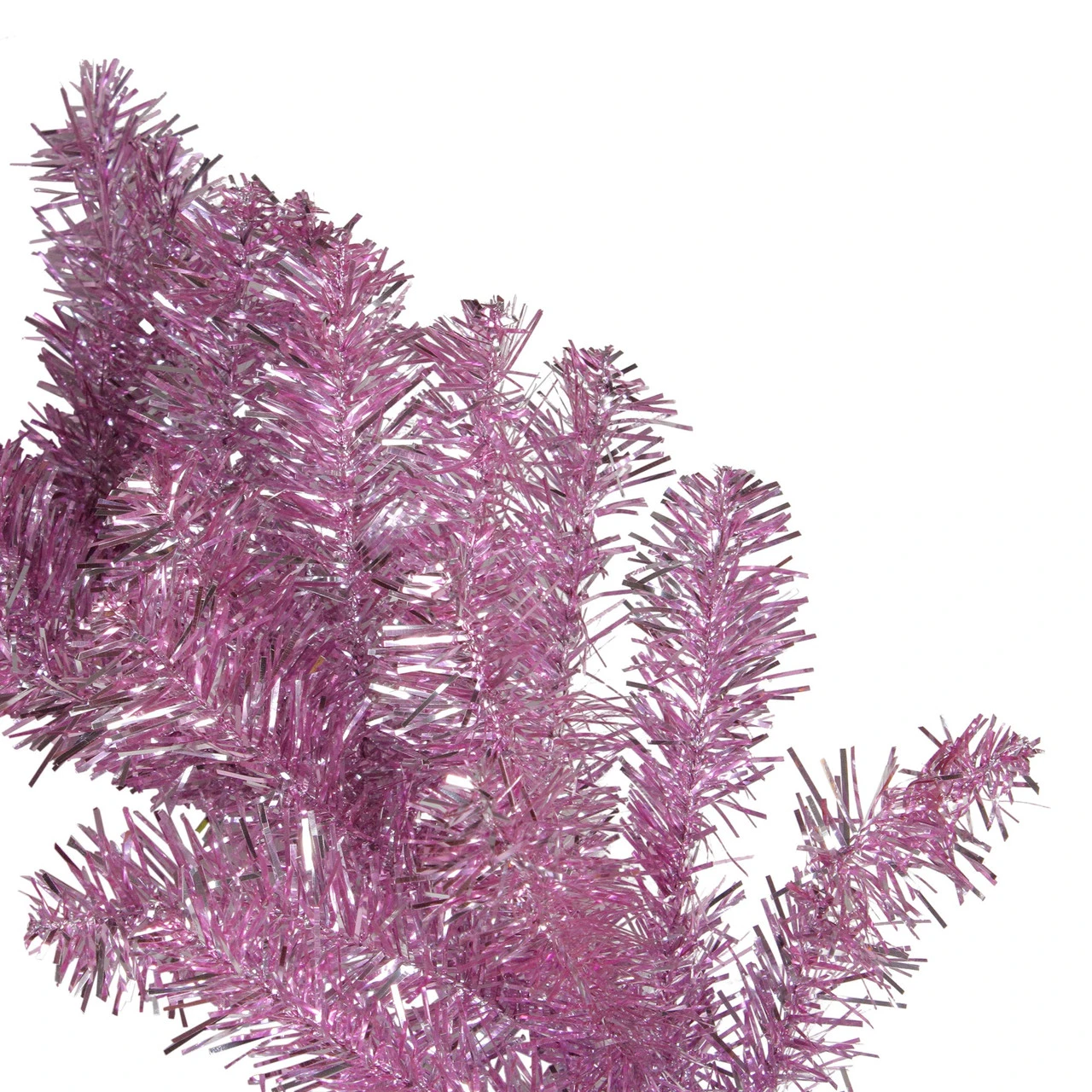 9' X 12" Pink Artificial Christmas Garland, Unlit - Image 3