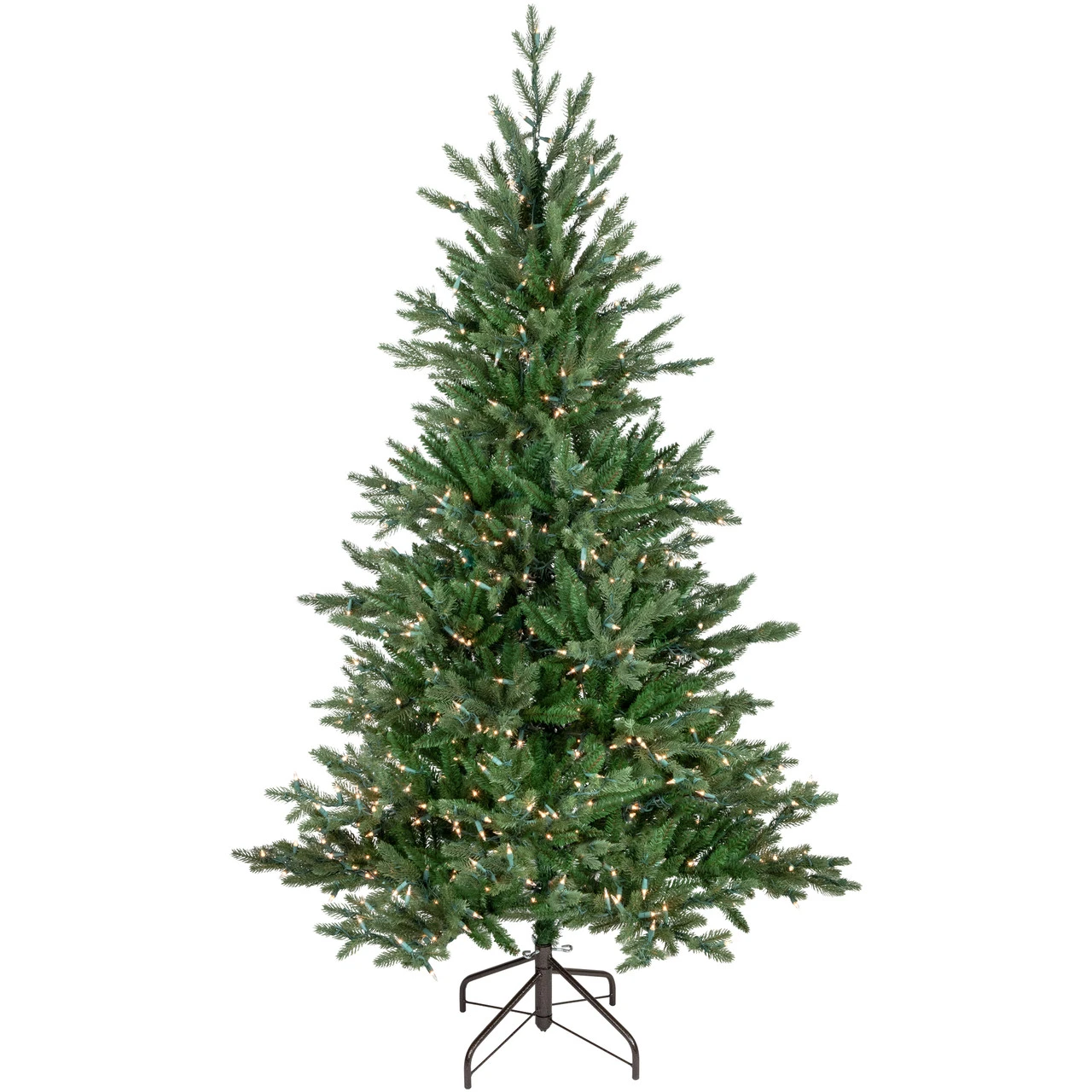 7' Pre-Lit Grande Spruce Artificial Christmas Tree, Clear Lights