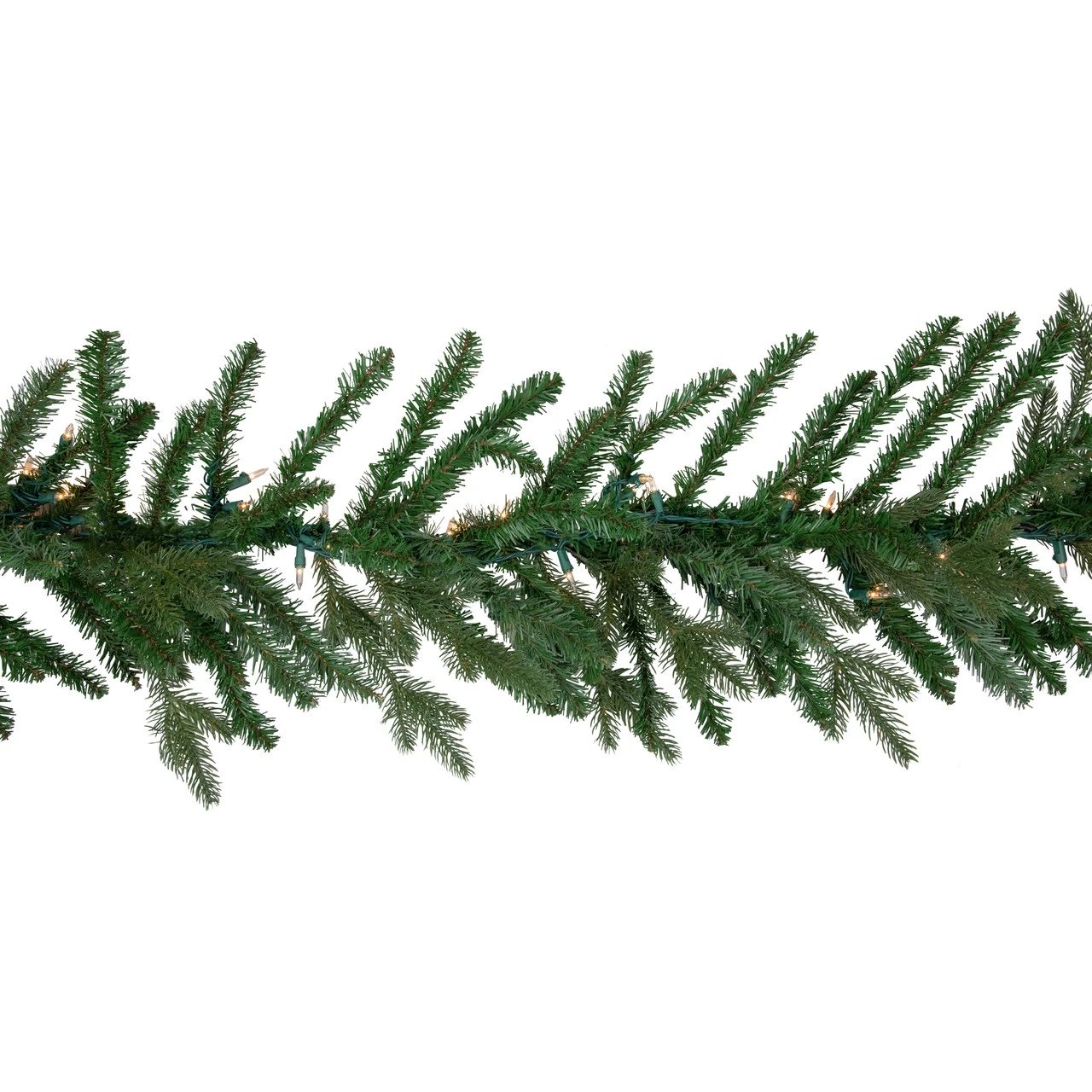 9' X 14" Pre-Lit Grande Spruce Artificial Christmas Garland, Clear Lights - Image 5
