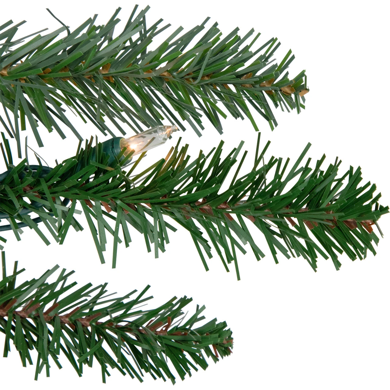 9' X 14" Pre-Lit Grande Spruce Artificial Christmas Garland, Clear Lights - Image 4