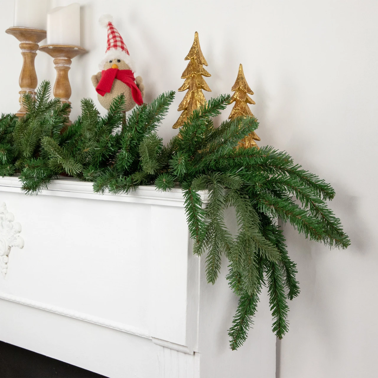 9' X 14" Grande Spruce Artificial Christmas Garland, Unlit - Image 4