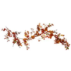 5' Berry And Leaves Fall Harvest Artificial Garland - Unlit