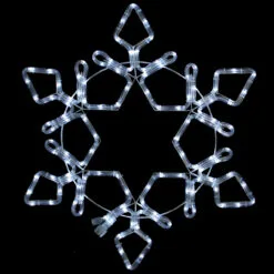 LED Rope Light Snowflake Commercial Christmas Decoration 5 Ft