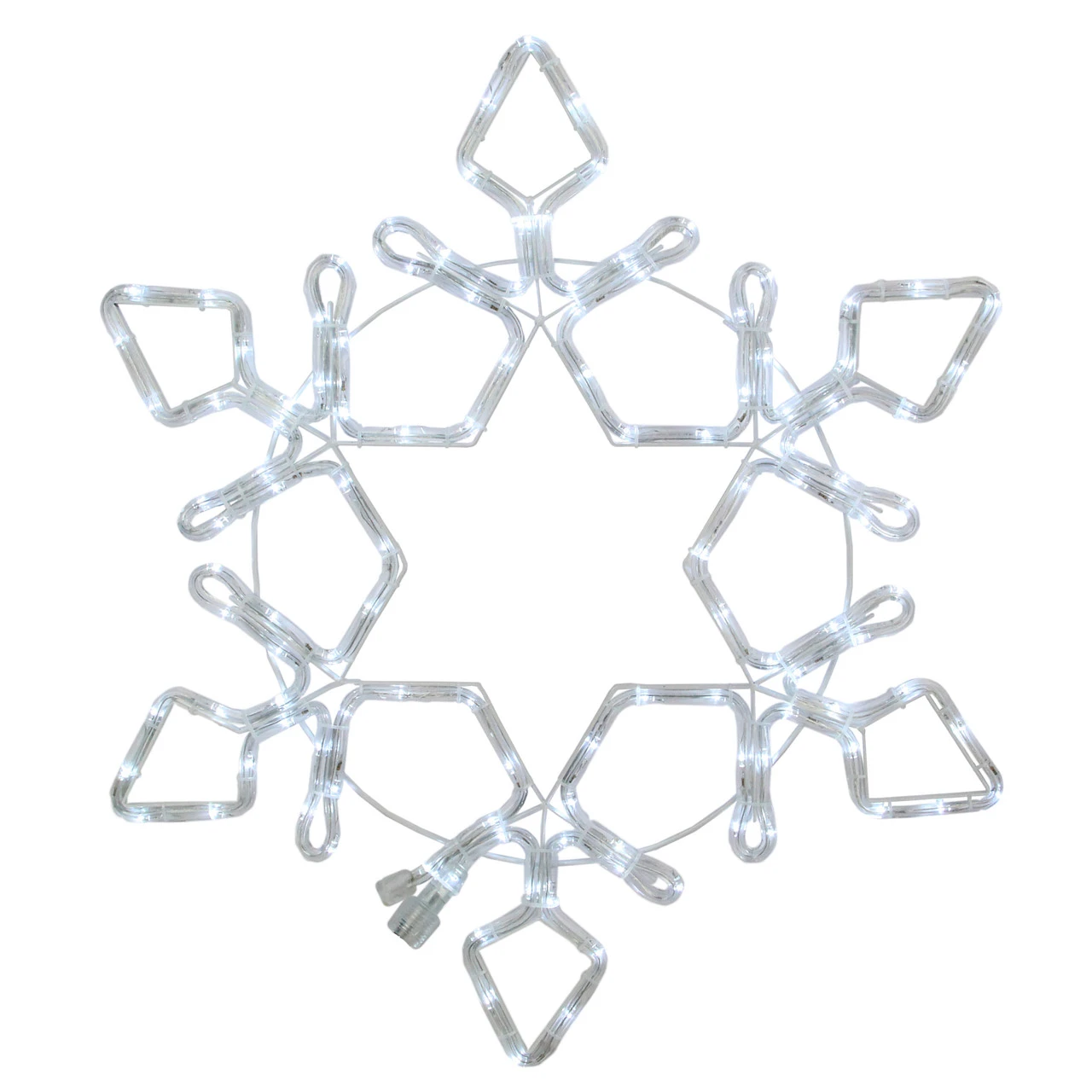 6' LED Rope Light Snowflake Commercial Christmas Decoration - Image 2