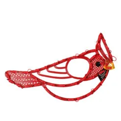 12.5" Lighted Red Cardinal Bird Christmas Window Silhouette