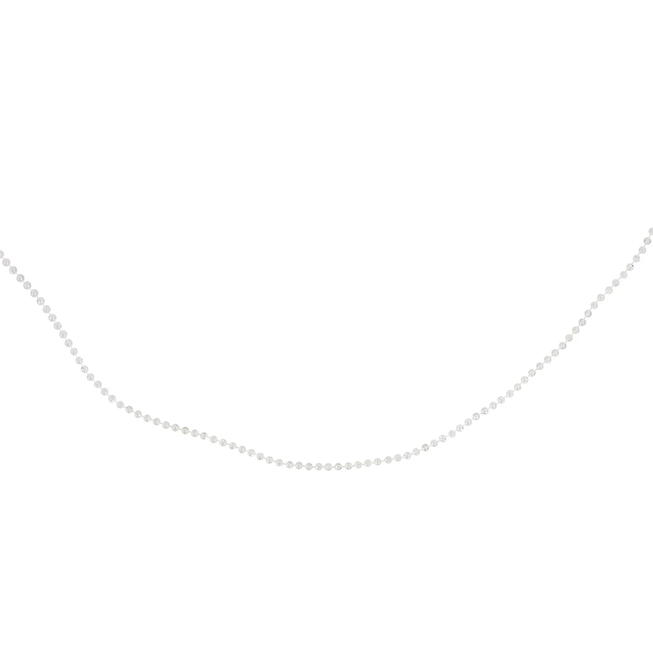 100' X 0.25" Clear Iridescent Beaded Artificial Christmas Garland, Unlit - Image 5