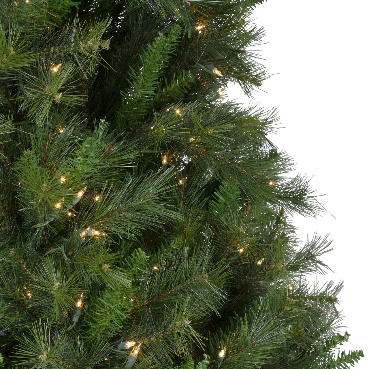 5' Pre-Lit Green Medium Canyon Pine Artificial Christmas Tree, Clear Lights - Image 4