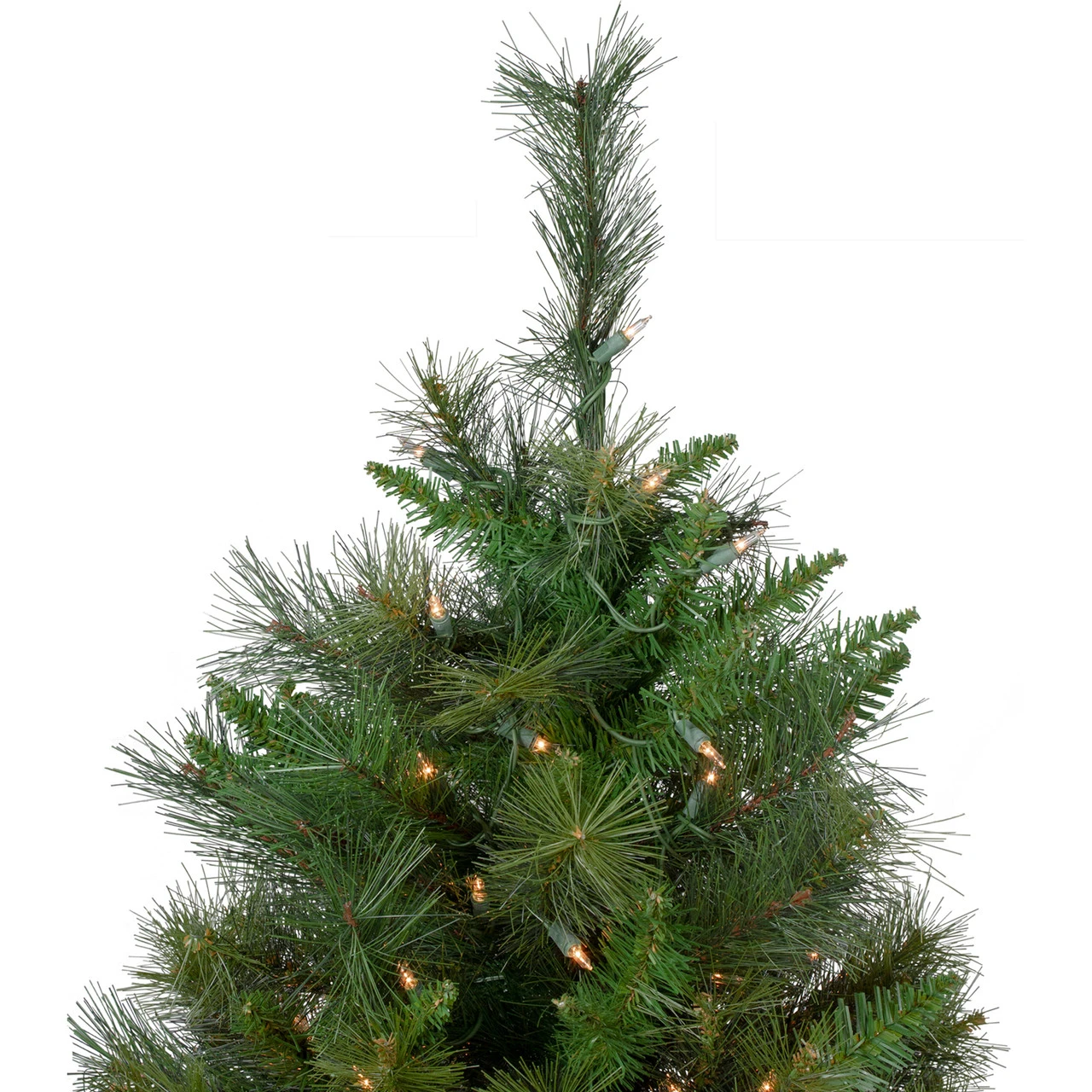5' Pre-Lit Green Medium Canyon Pine Artificial Christmas Tree, Clear Lights - Image 5