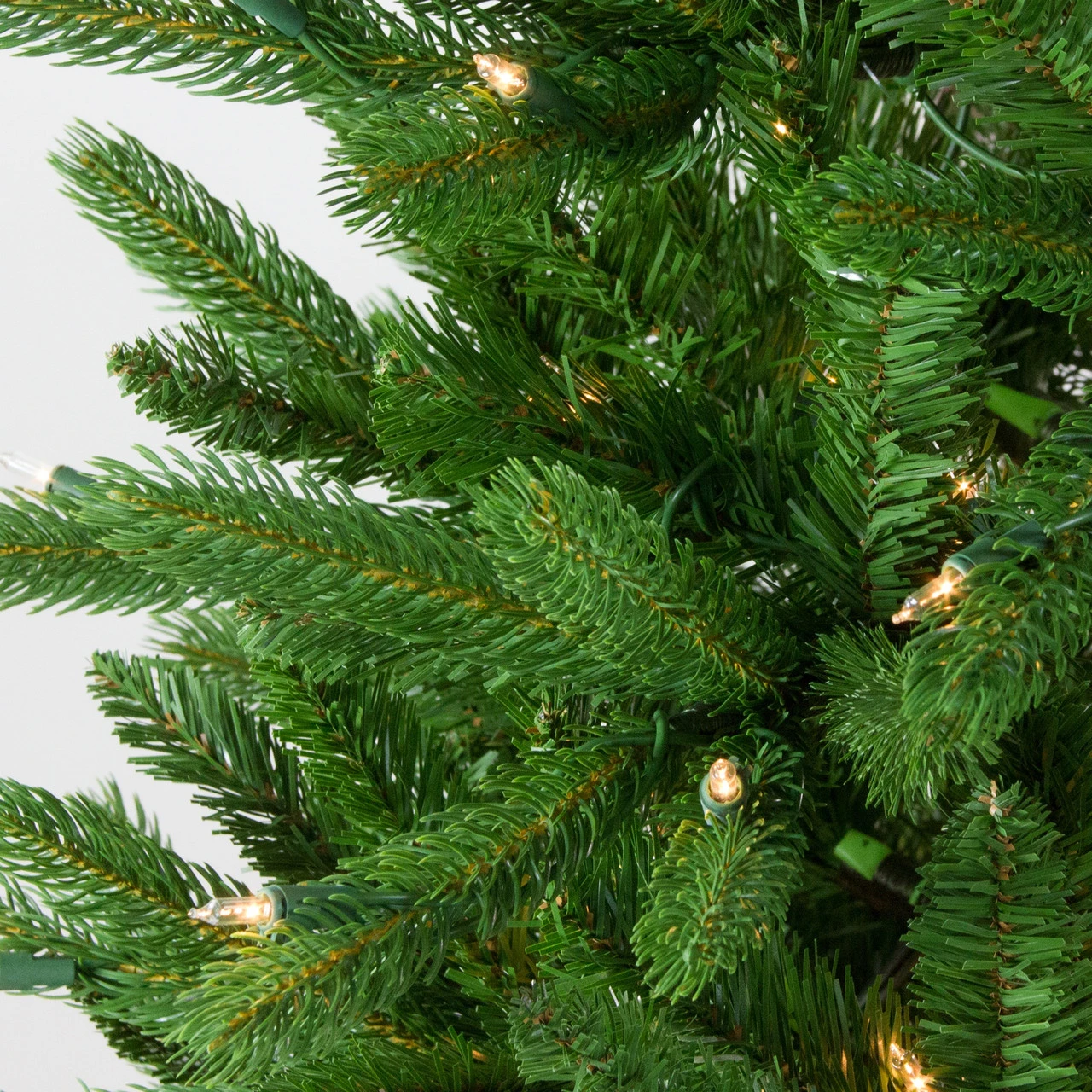 7.5' Pre-Lit Pencil Northwood Noble Fir Artificial Christmas Tree - Clear Lights - Image 3