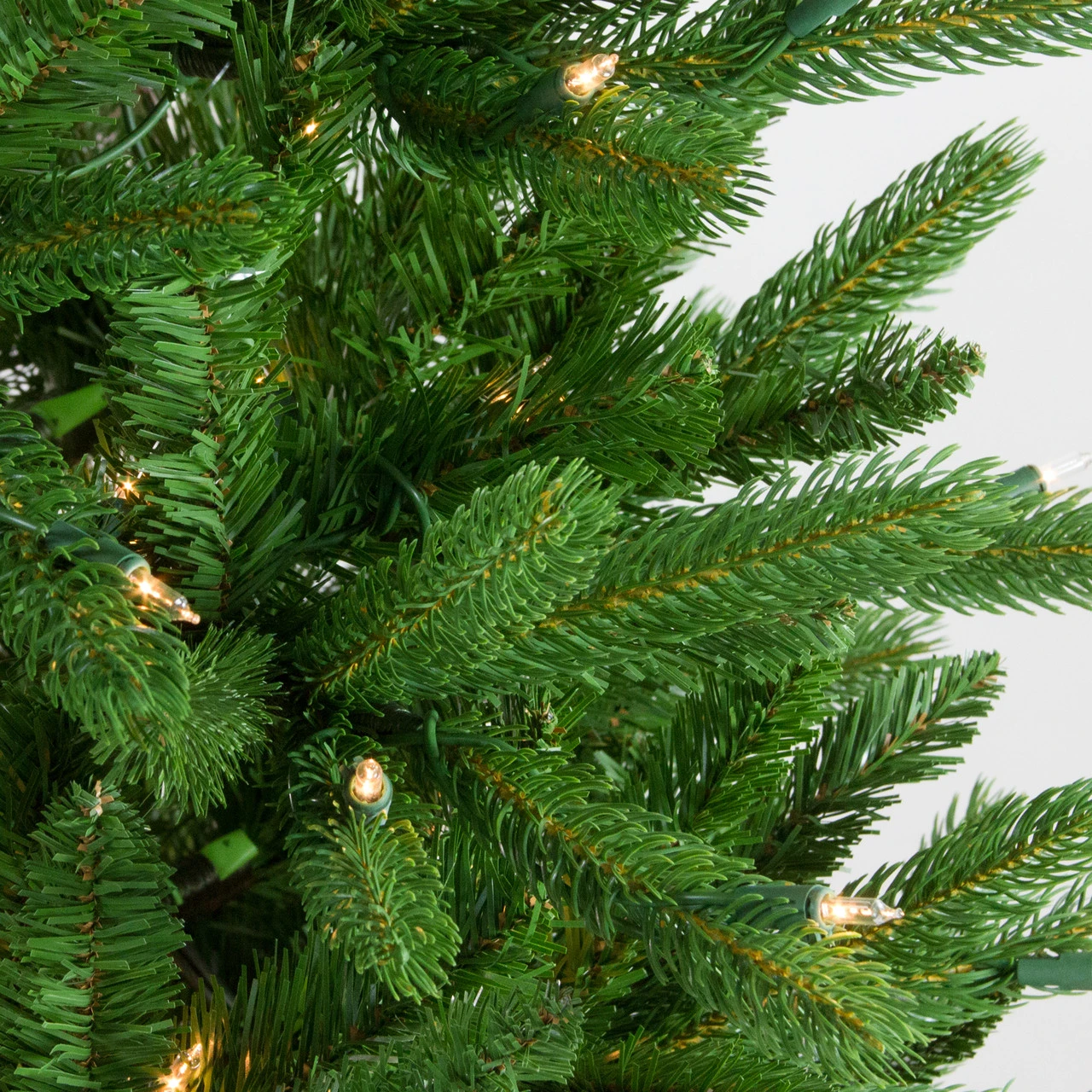 7.5' Pre-Lit Pencil Northwood Noble Fir Artificial Christmas Tree - Clear Lights - Image 4