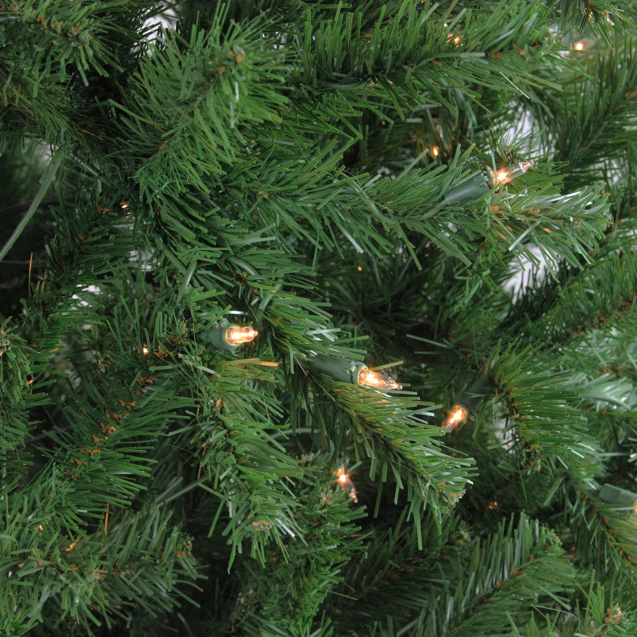 7.5' Pre-Lit Slim Waterton Spruce Artificial Christmas Tree - Clear Lights - Image 2
