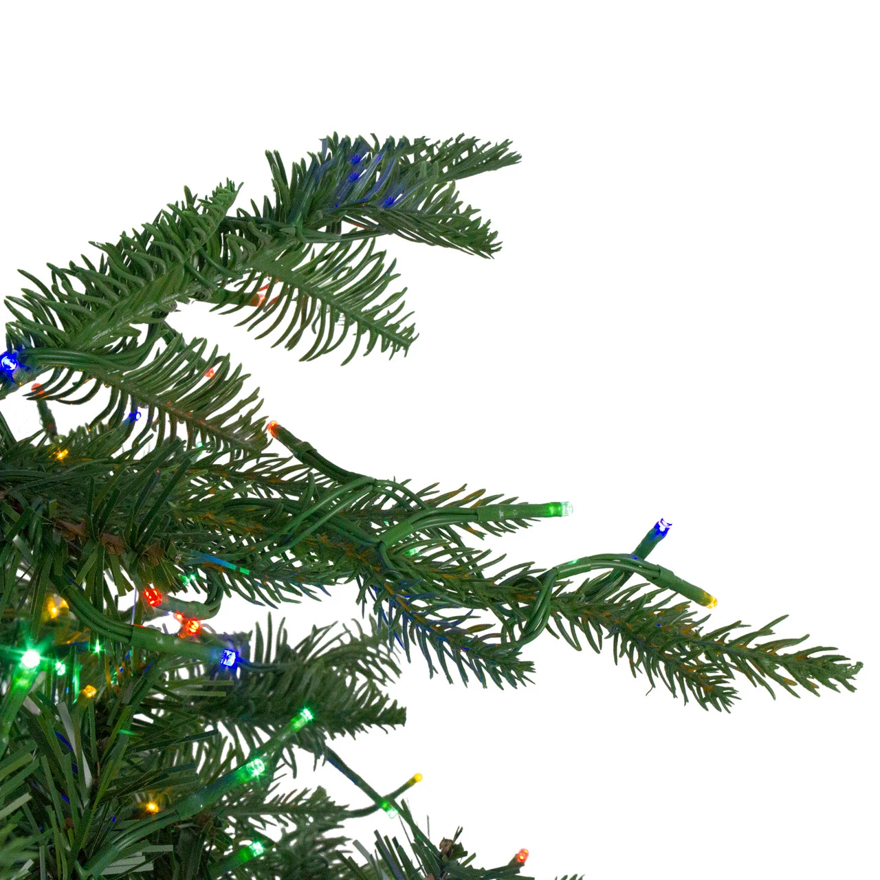 7.5' Pre-Lit Medium Mont Blanc Fir Artificial Christmas Tree - Dual Color LED Lights - Image 6